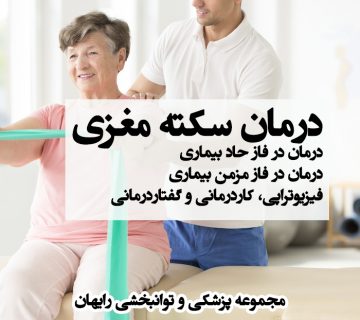 درمان سکته مغزی ، کاردرمانی در سکته مغزی ، فیزیوتراپی در سکته مغزی ، واقعیت مجازی در سکته مغزی ، توانبخشی رباتیک در سکته مغزی ، تغذیه در سکته مغزی ، گفتاردرمانی در سکته مغزی ، درمان های خانگی سکته مغزی